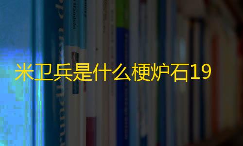 暗区突围正式米卫兵是什么梗炉石1991